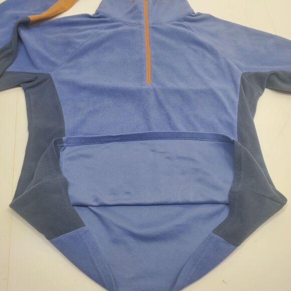 Columbia 1/4 Zip Micro Fleece Pullover Sweater Women's L Color block Long Sleeve - Picture 3 of 12